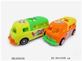 OBL658236 - Inertial cartoon car, three orange