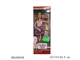 OBL658348 - 11.5 -inch barbie fashion two four color box of orange