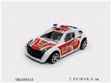 OBL658415 - Inertia a police car