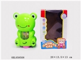OBL658508 - 电动灯光音万向喷水青蛙
