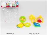 OBL658610 - Six combination zhuang (hippopotamus, wreaths, fish, snails, monkey, flying saucer)