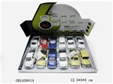 OBL658619 - 1:32 Toyota four door jeep alloy pulls open 2 doors bring light music 1 color