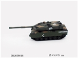 OBL658646 - 2款回力合金迷彩中坦克
