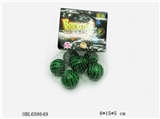 OBL658649 - 6 watermelon elastic ball