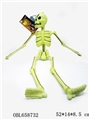 OBL658732 - Blow molding skeleton hanging ornament