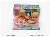 OBL658818 - 7寸二只公仔浴盆餐具
