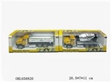 OBL658820 - 合金回力工程车3款