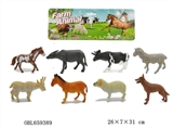 OBL659389 - 8 farm animals are set