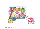 OBL659612 - Window box green baby cartoon car bell inertia