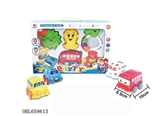 OBL659613 - Window box green baby cartoon car bell inertia