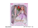 OBL659864 - 11 "real live hand dress barbie dolls and the prince