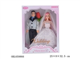 OBL659866 - 11 "real live hand dress barbie dolls and the prince