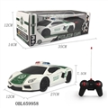 OBL659958 - The police car four-way remote control car, lamborghini