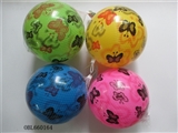 OBL660164 - 9 inches color printing ball butterfly
