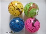 OBL660176 - 9 inches giraffe color printing ball