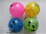 OBL660177 - 9 inches animals face color printing ball