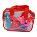 OBL660759 - Four plastic piggy with accessories