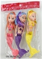OBL660929 - 7 "mermaid doll opp bag three orange