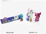 OBL661086 - Small and medium-sized plastic solid body pegasus pegasus in polyster add plastic solid body small t