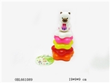 OBL661089 - White bear The plum flower rainbow tower