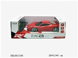 OBL661190 - Remote control car and ferrari four-way simulation