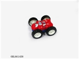OBL661458 - Double double inertial robot car (round) 3 colors mixed 12 PCS