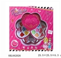 OBL662026 - Turn cover peach shape three layers of cosmetics
