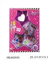 OBL662035 - Cosmetics clamshell pentagram three layer