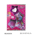 OBL662036 - Cosmetics clamshell pentagram three layer