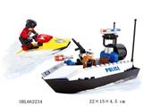 OBL662234 - 巡逻快艇VS摩托艇  114PCS