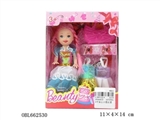 OBL662530 - Three inches of solid body kelly princess with clothing accessories