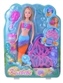 OBL662685 - 11.5 inch solid body kay bibi blowing bubbles mermaid princess