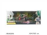OBL662694 - 滑轮直升飞机套装（开窗盒）