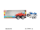 OBL662769 - 惯性皮卡车拖哈雷摩托车