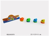OBL663070 - Solid color back in cartoon fish