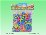 OBL663188 - 子弹头积木500PCS       (英文包装）