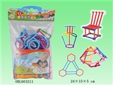 OBL663211 - 聪明棒积木卡头吊袋240PCS (中、英文包装）
