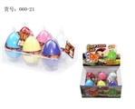 OBL663610 - Super monochromatic cracks resurrection dinosaur egg