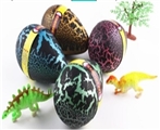 OBL663612 - Large black cracks resurrection dinosaur egg