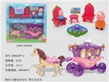 OBL663644 - The pink pig electric cart light music with pigs