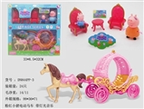 OBL663645 - The pink pig electric cart light music with pigs