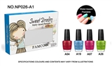 OBL663672 - 4 bottled water stripping nail polish