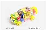 OBL664012 - 迷你动物越野车益智类积木多色混装称重100克（32PCS+）