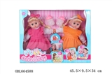 OBL664588 - 12 "ten sound IC cotton double female doll