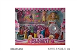 OBL665130 - 11 "real body barbie with three inches of solid body and trinkets to take eight dress