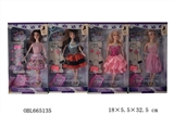 OBL665135 - 11 "real body wear accessories fashion barbie handbag with a suitcase