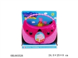 OBL665526 - The pink pig with vocal cord lamp with the bag