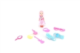 OBL665852 - 3.5 -inch barbie seven pieces of accessories