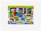 OBL666721 - Three blocks cartoon car large particles