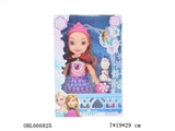 OBL666825 - Two 10-inch music glass half an eye ice princess snow treasure a comb